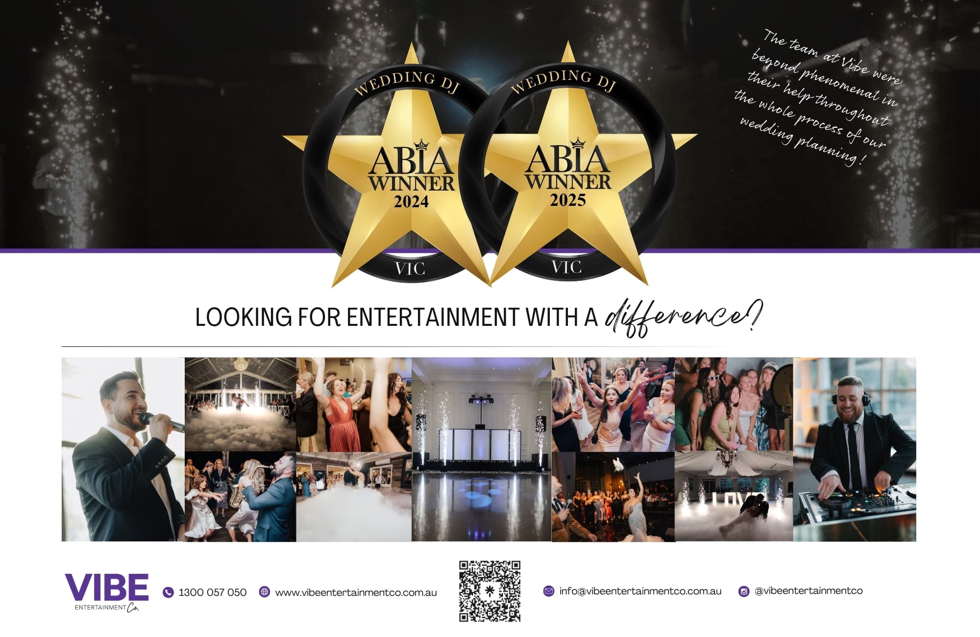 Vibe Entertainment event setup